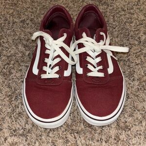 Women’s Burgundy Vans